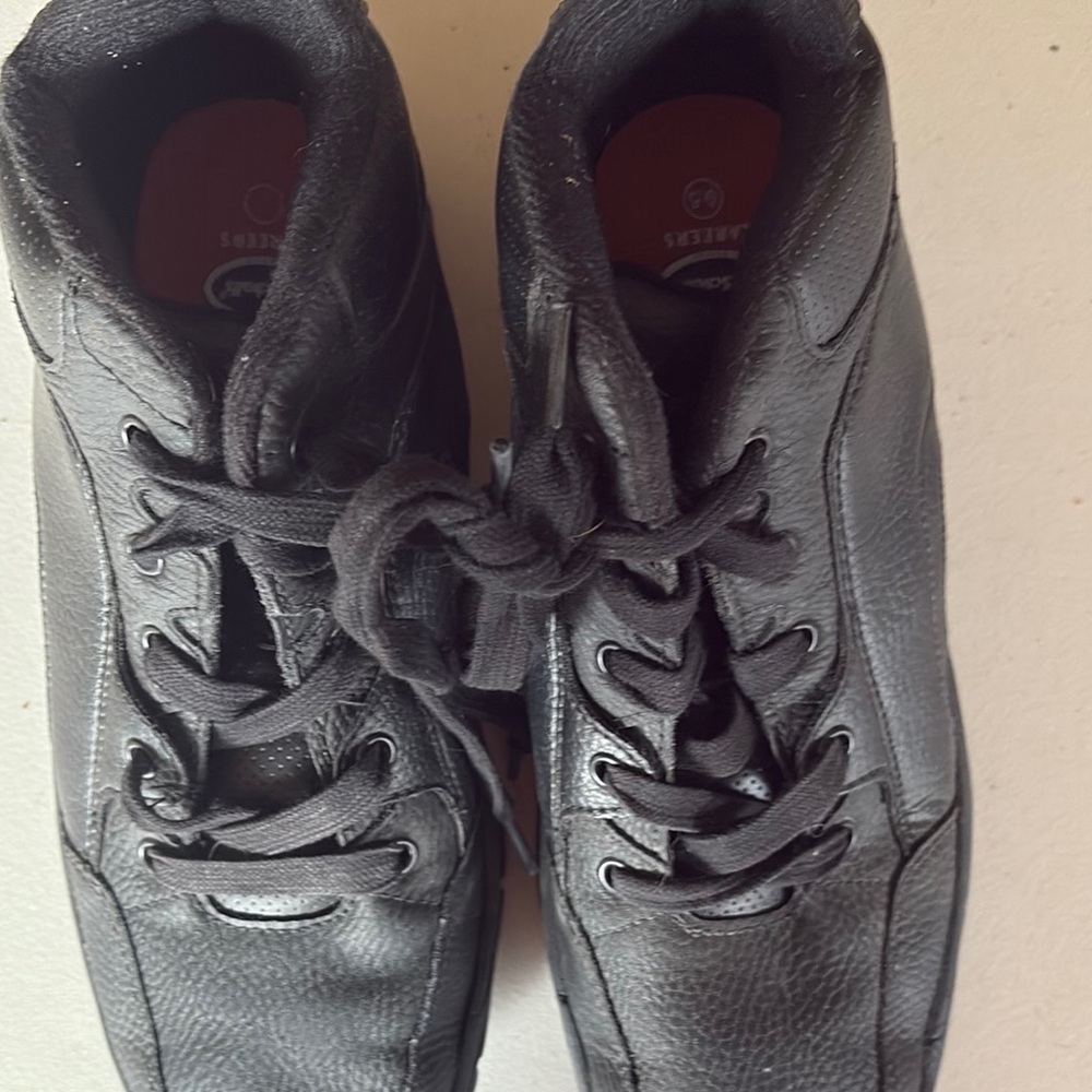 Dr. Scholl's Men's Black Leather Sneakers